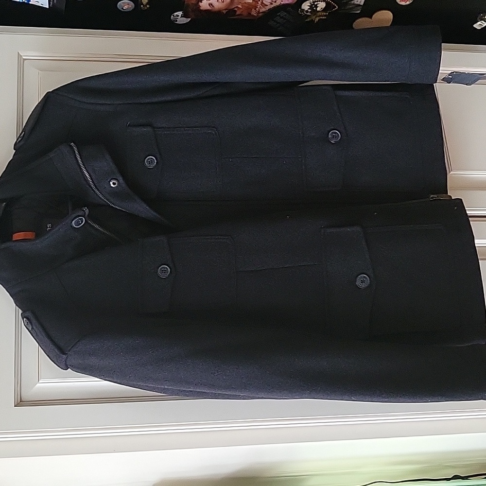 Men's wool pea coat